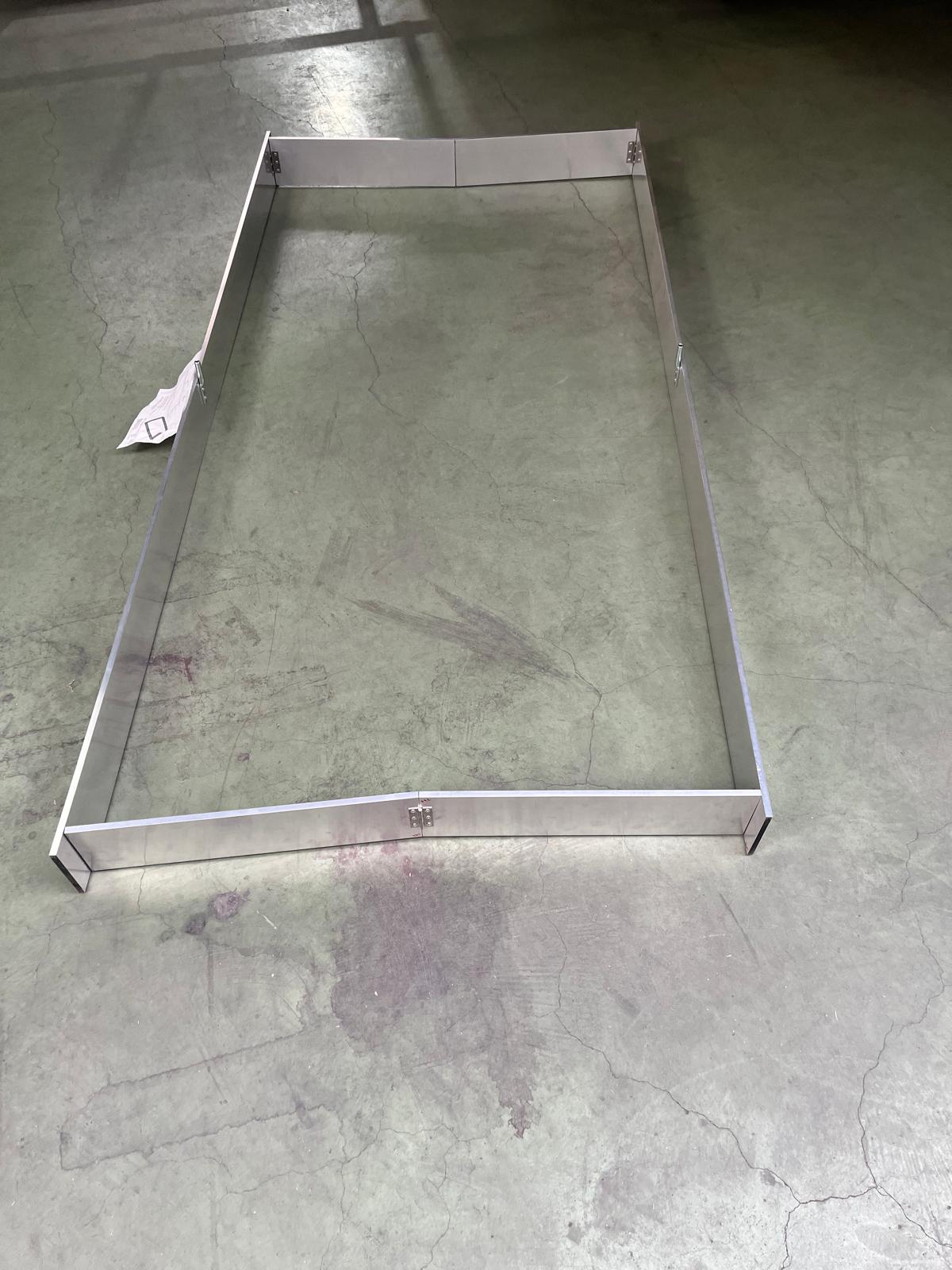 Sparklist aluminium ihopfällbar 2,5 m bred