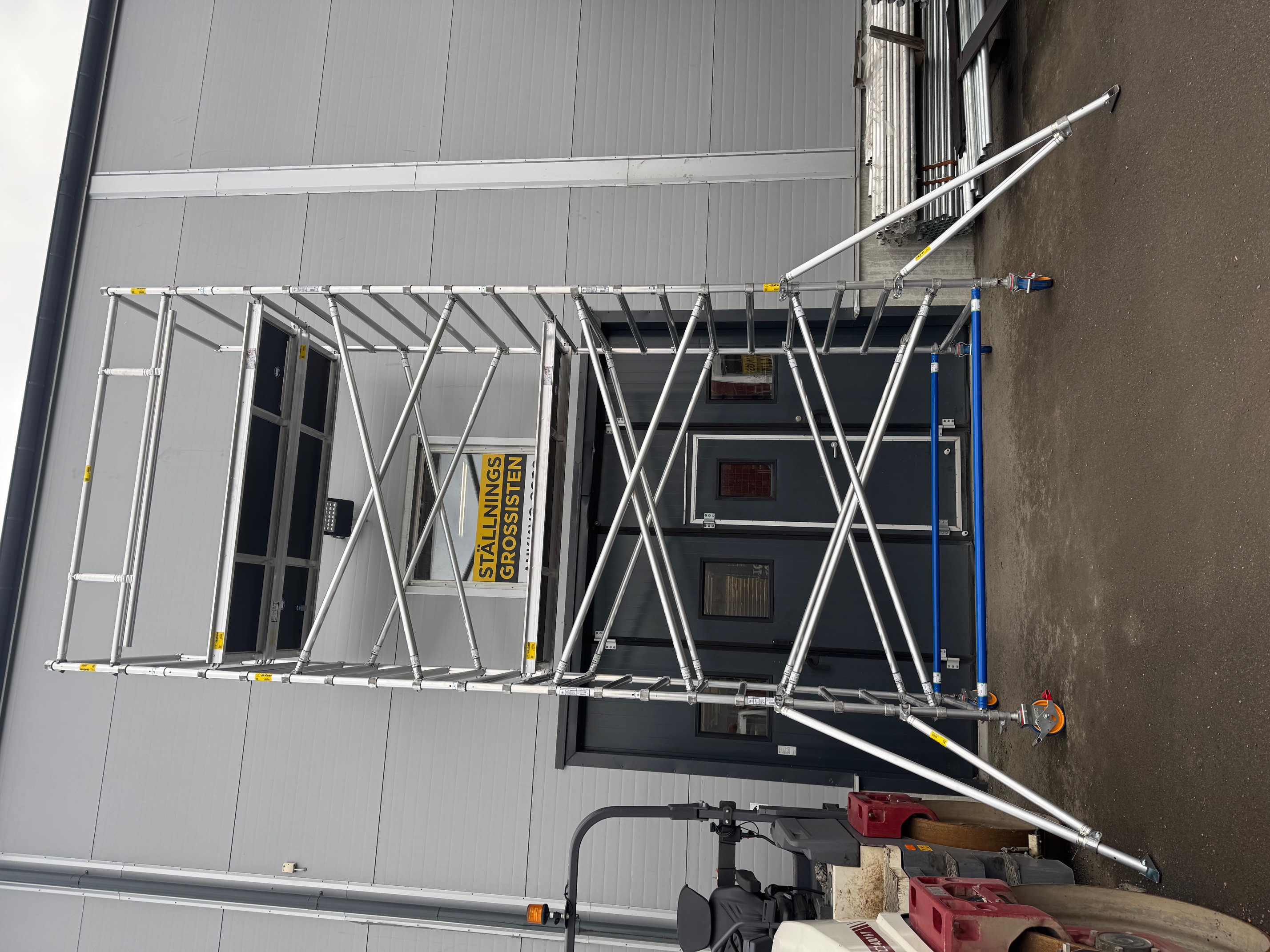 Byggställning 5 m Alufase rullställning modell 300 Bred