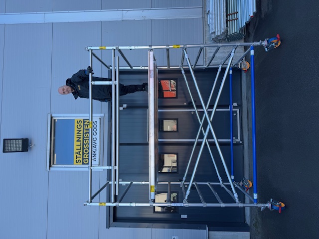 Byggställning 2 m Alufase rullställning modell 300 Bred